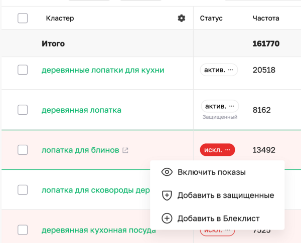 Обновление работы с кластерами в Автобиддере